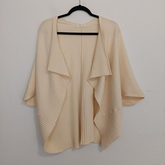 Pure + Good Anthropologie Cocoon Wrap Sweater One Size Ribbed Open Front - Picture 3 of 8